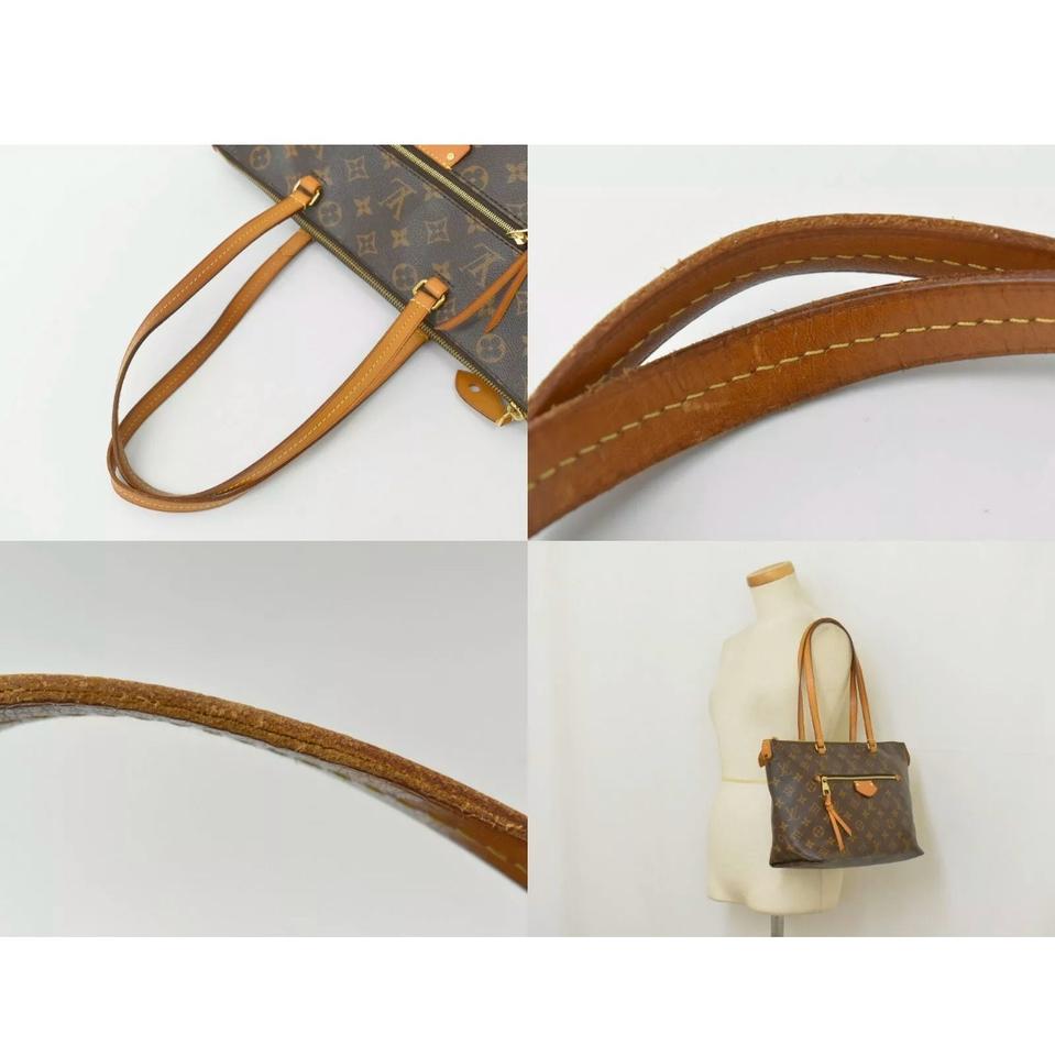 Louis Vuitton Iena Pm Monogram Tote Brown Coated Canvas Shoulder Bag