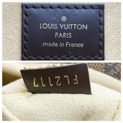 Louis Vuitton Jersey Creme Cream Damier Ébène Canvas Tote