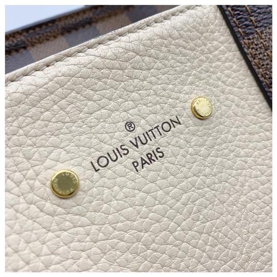 Louis Vuitton Jersey Creme Cream Damier Ébène Canvas Tote