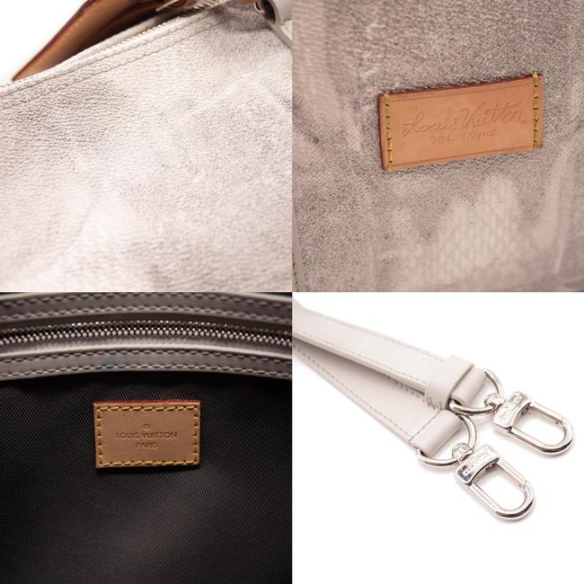 USED Louis Vuitton Keepall Bandouliere 50 Stone Grey Damier Salt Weekend/Travel Bag