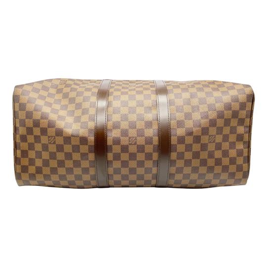 Louis Vuitton Keepall Duffle 50 Brown Damier Ebene Canvas Weekend/Travel Bag