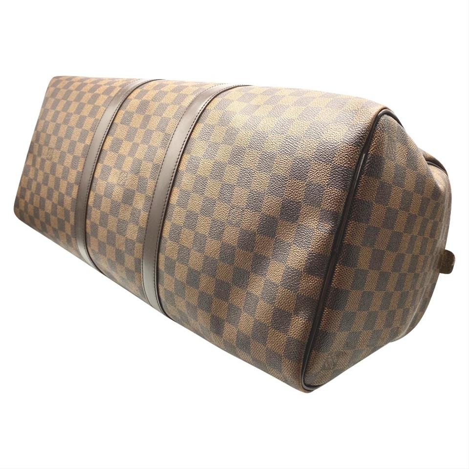 Louis Vuitton Keepall Duffle 50 Brown Damier Ebene Canvas Weekend/Travel Bag