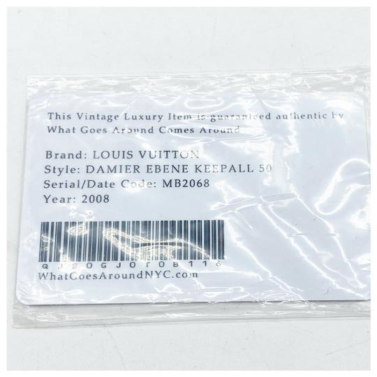 Louis Vuitton Keepall Duffle 50 Brown Damier Ebene Canvas Weekend/Travel Bag