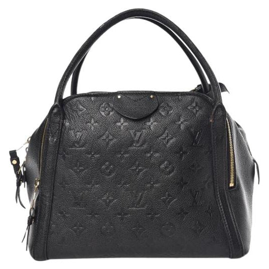 Louis Vuitton Marais Mm Empreinte Black Leather Satchel