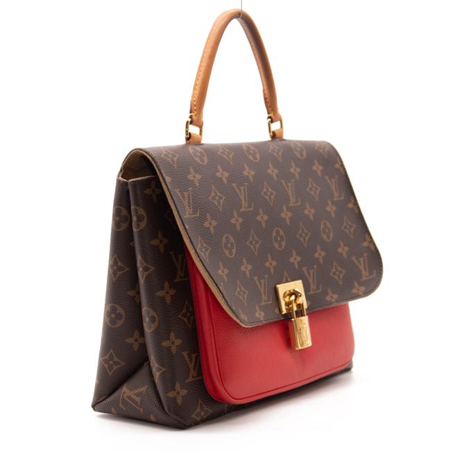 brown and red lv bag