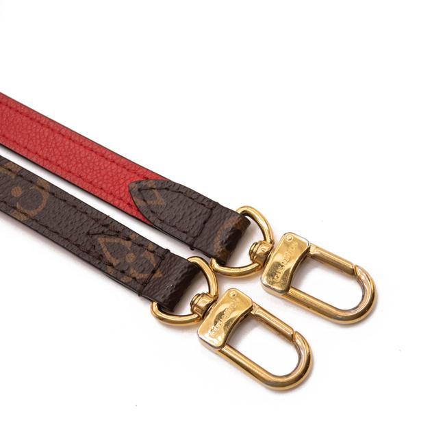 Louis Vuitton Marignan Brown Satchel Red Monogram Canvas Shoulder Bag