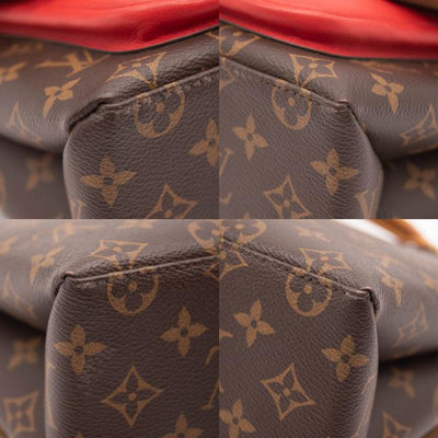 LOUIS VUITTON Marignan Monogram Canvas Shoulder Bag Coquelicot- 15% OF