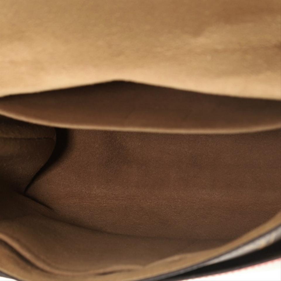 Louis Vuitton Marignan Handbag Monogram With Brown Red Canvas