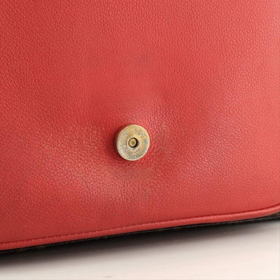 Louis Vuitton Marignan Brown Satchel Red Monogram Canvas Shoulder Bag -  MyDesignerly