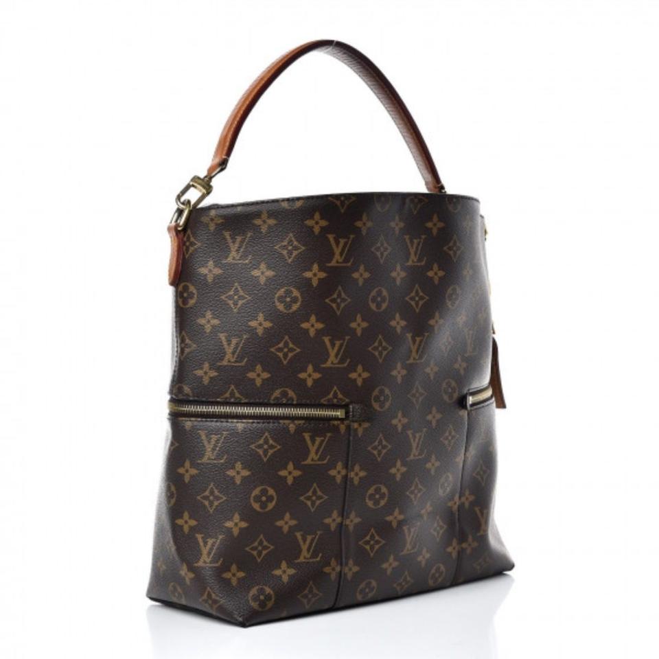 Louis Vuitton Melie Brown Monogram Canvas Hobo Bag