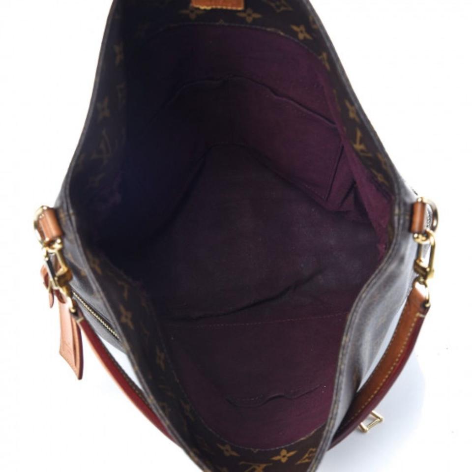 Louis Vuitton Melie Brown Monogram Canvas Hobo Bag