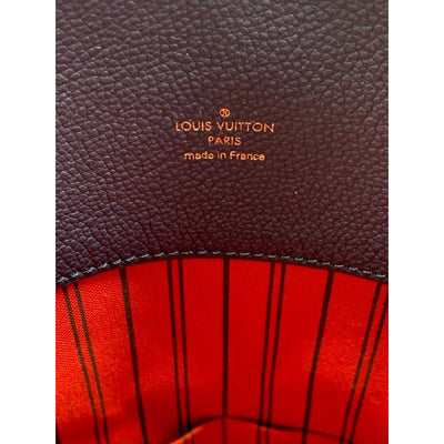 Louis Vuitton Marine Rouge Empreinte Melie Black Leather ref