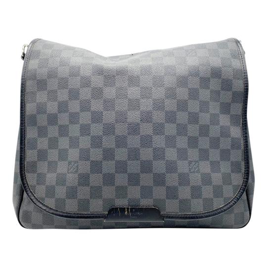 Louis Vuitton Damier Graphite Daniel Mm Crossbody Bag Black men's bags