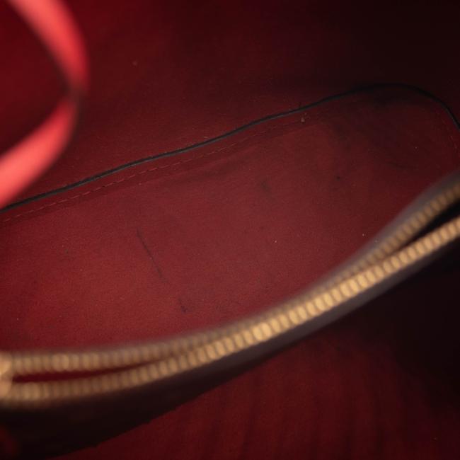 Louis Vuitton Monogram Neonoe Mm Coquelicot Red Coated Canvas Hobo Bag