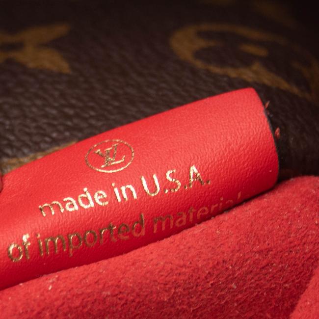 Louis Vuitton Monogram Neonoe Mm Coquelicot Red Coated Canvas Hobo Bag