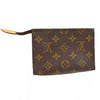 Louis Vuitton Monogram Toiletry 15 Brown Coated Canvas Clutch