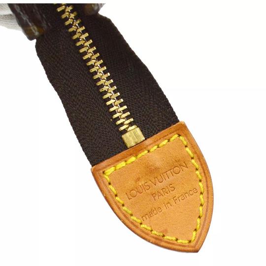 Louis Vuitton Monogram Toiletry 15 Brown Coated Canvas Clutch