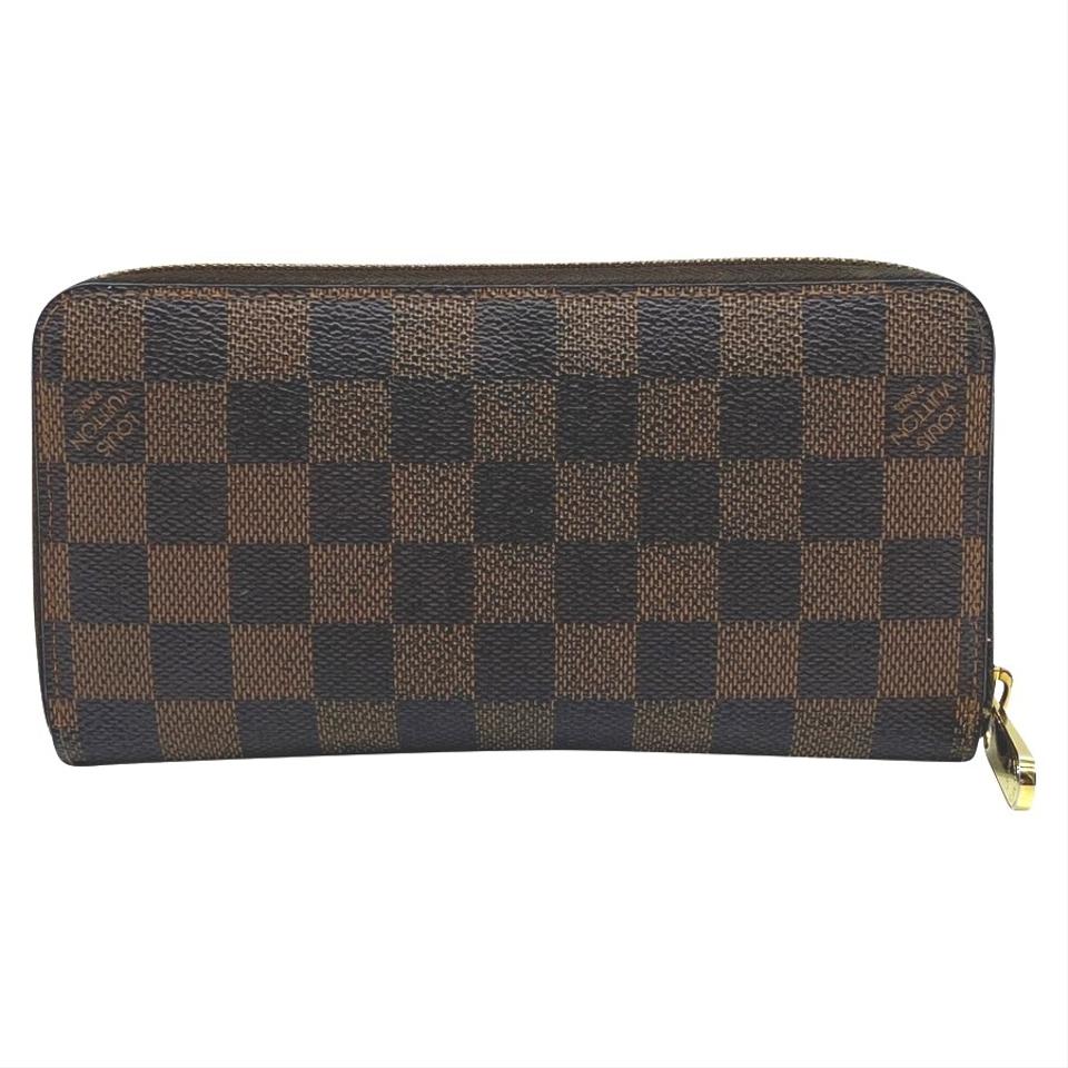 Louis Vuitton Monogram Zippy Damier Ebene Zip Around Wallet
