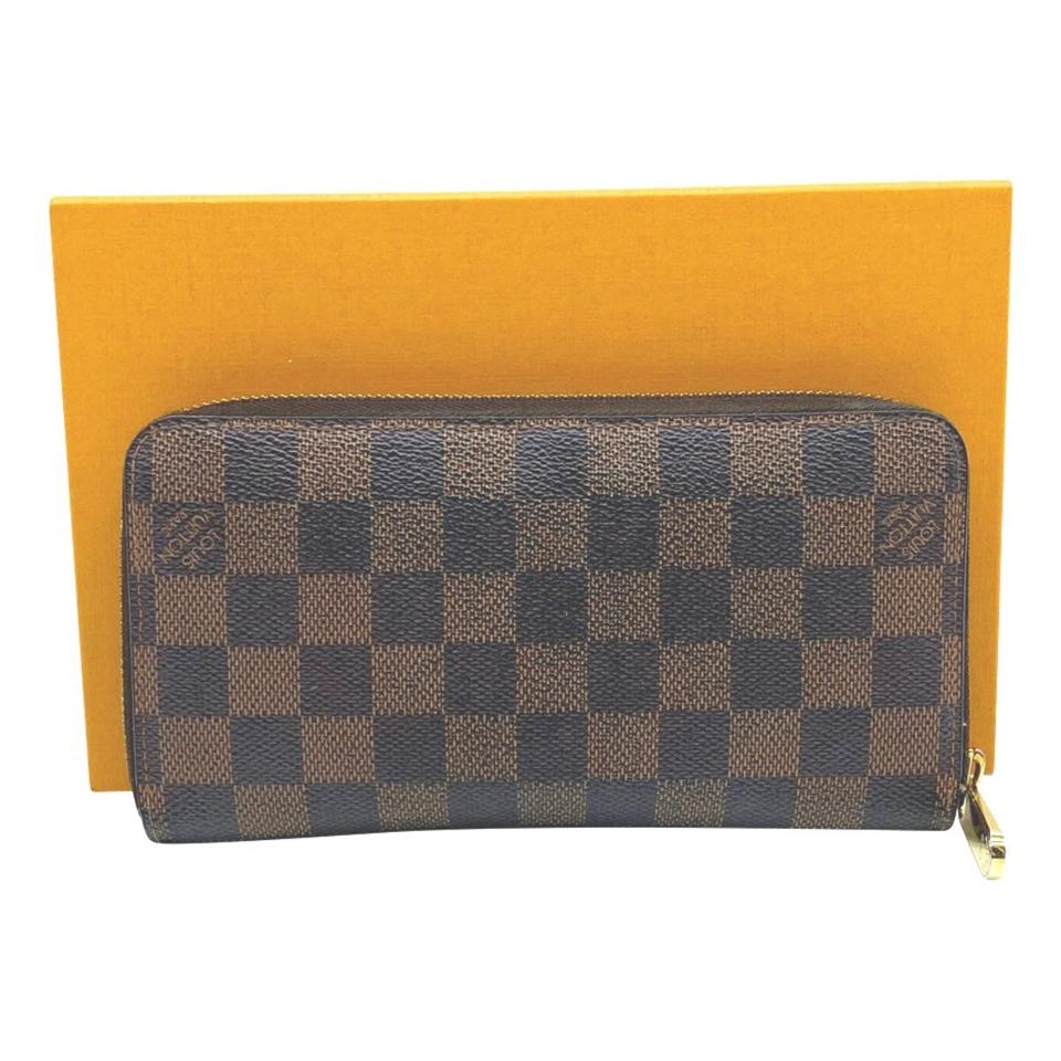 Louis Vuitton Monogram Zippy Damier Ebene Zip Around Wallet