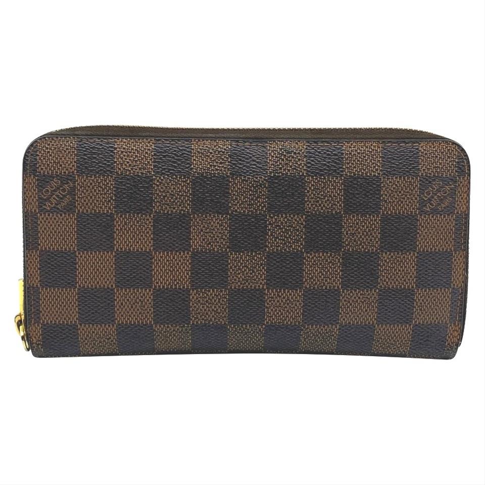 Louis Vuitton Monogram Zippy Damier Ebene Zip Around Wallet