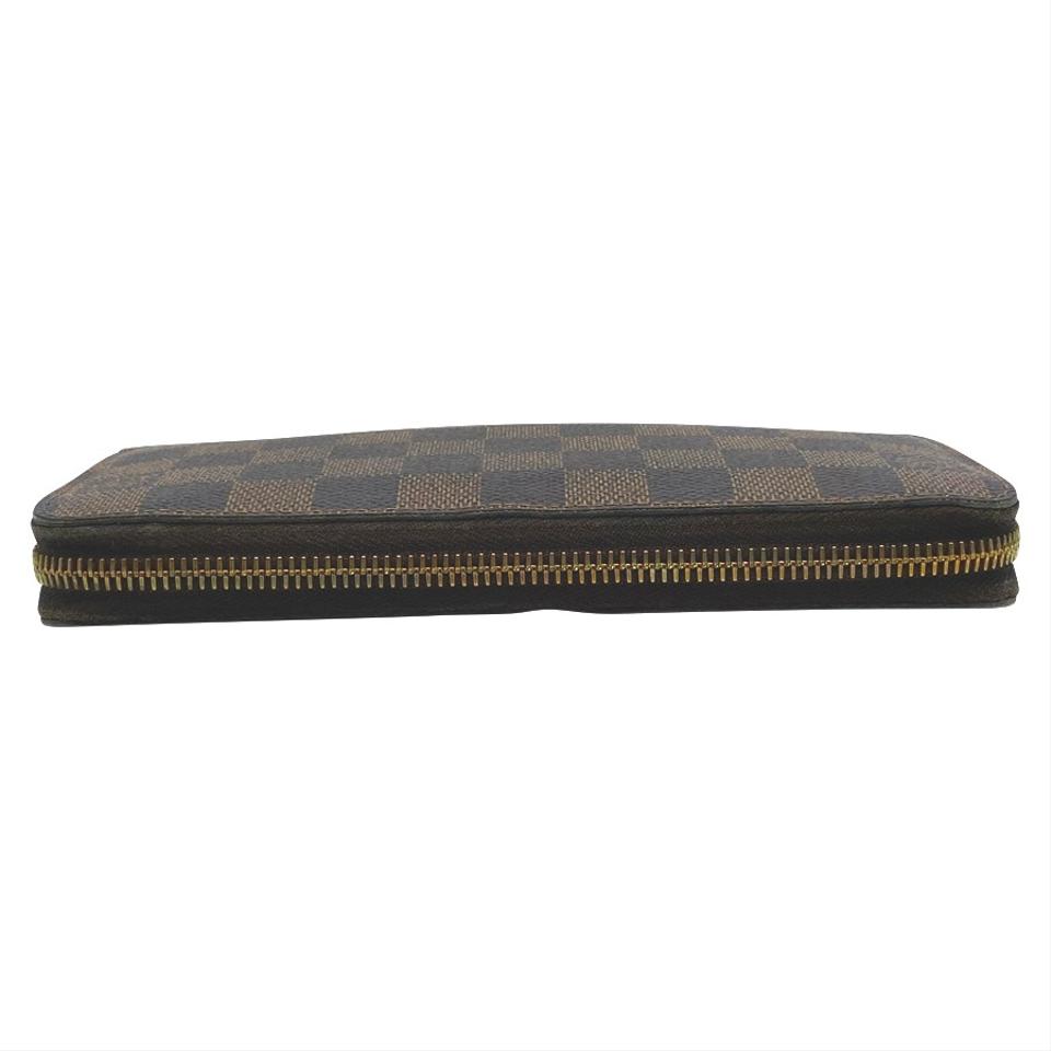 Louis Vuitton Monogram Zippy Damier Ebene Zip Around Wallet
