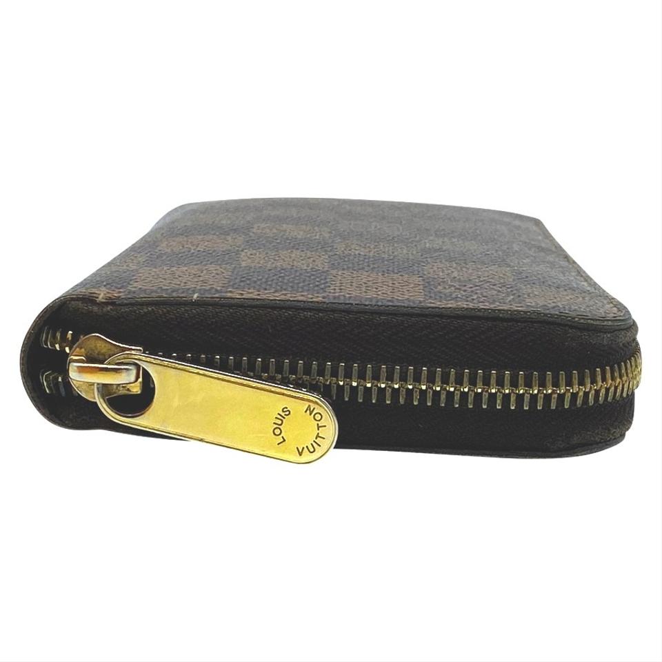 Louis Vuitton Monogram Zippy Damier Ebene Zip Around Wallet