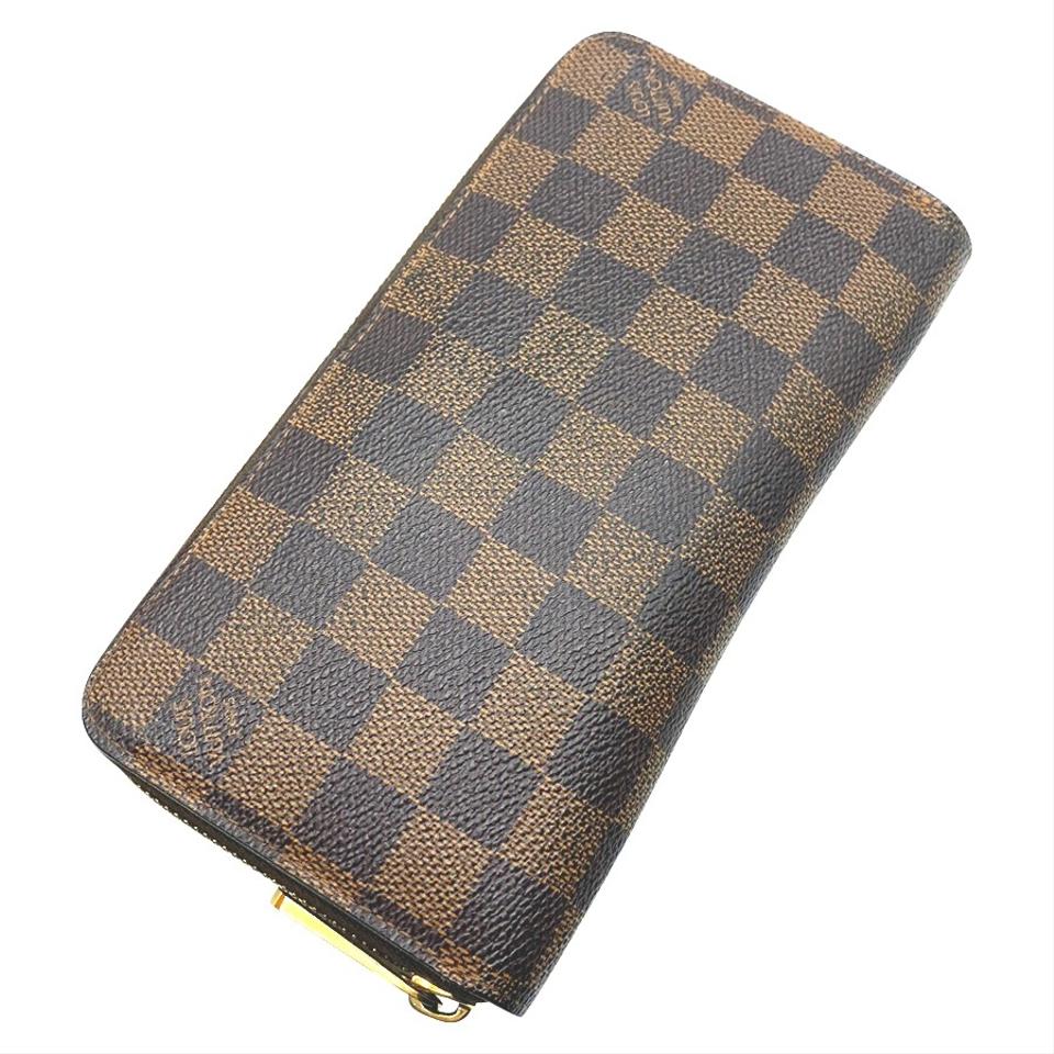 Louis Vuitton Monogram Zippy Damier Ebene Zip Around Wallet