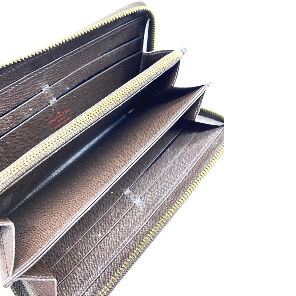 Louis Vuitton Monogram Zippy Damier Ebene Zip Around Wallet