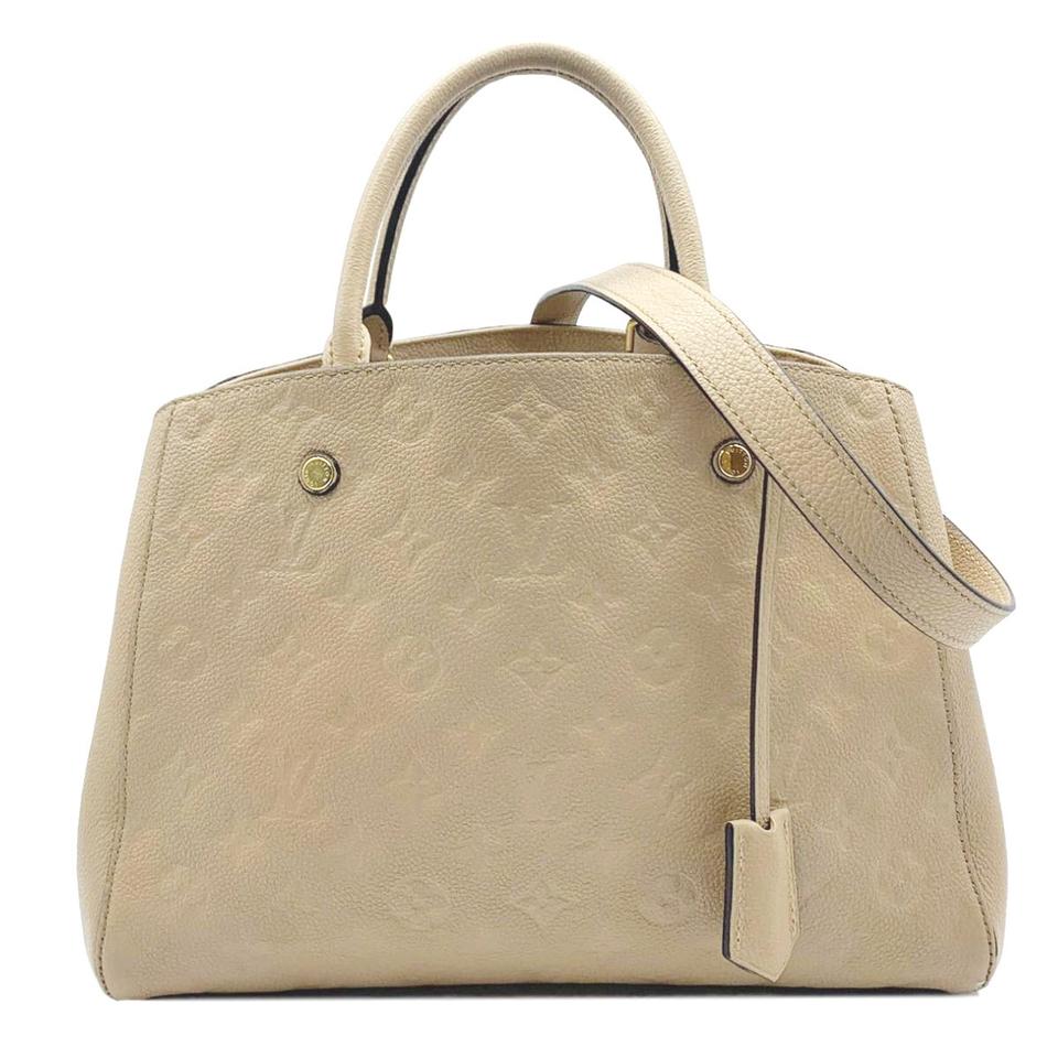Louis Vuitton Dune Monogram Empreinte Leather Montaigne MM Bag For