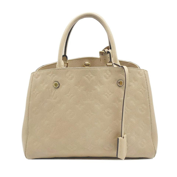 Louis Vuitton Shoulder Handbag Monogram Empreinte M45808 Ladies Beige  Authentic