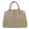 Louis Vuitton Montaigne Beige Monogram Empreinte Leather Shoulder Bag