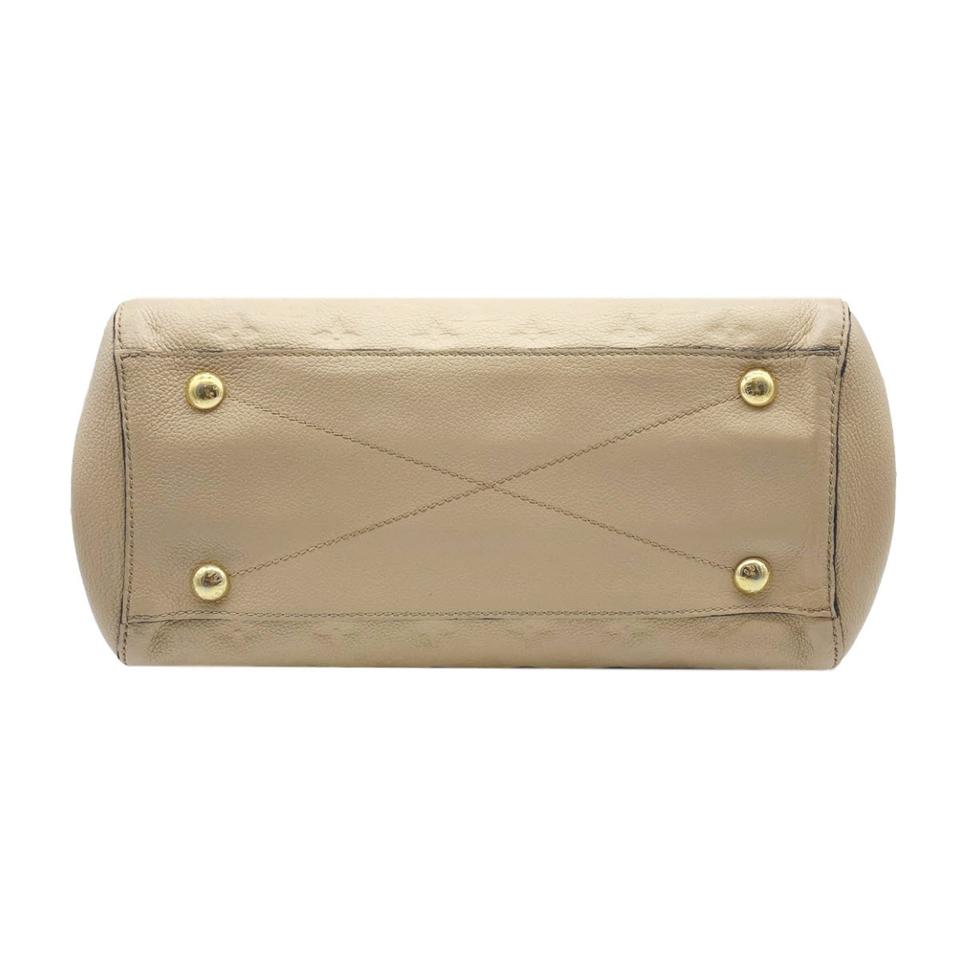 Louis Vuitton Montaigne Beige Monogram Empreinte Leather Shoulder Bag