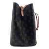 Louis Vuitton Neonoe Rose Poudre Brown Monogram Canvas Shoulder Bag