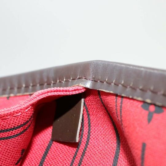 Louis Vuitton Neverfull Bag Damier Ebene Mm N51105 Brown Canvas Tote