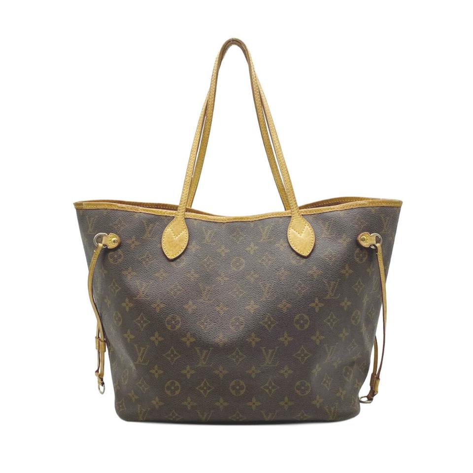 Louis Vuitton Neverfull Bag Mm Brown Monogram Canvas Tote