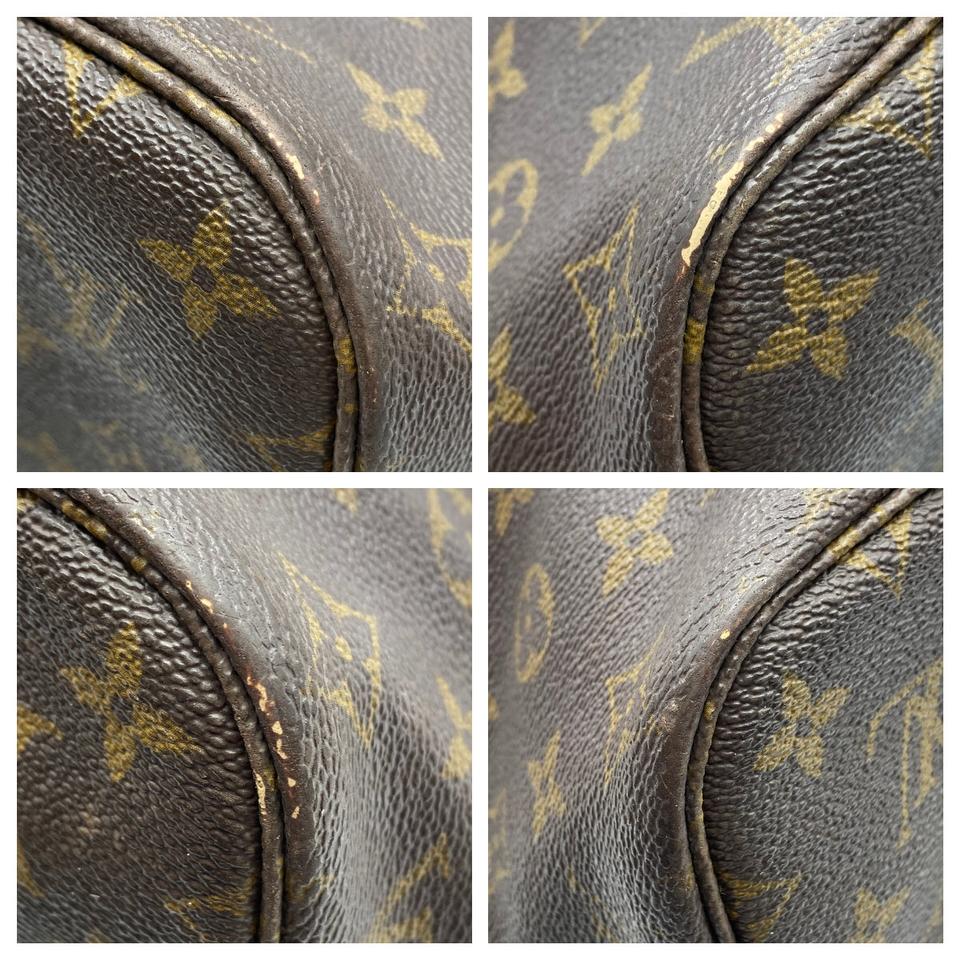 Louis Vuitton Neverfull Bag Mm Brown Monogram Canvas Tote