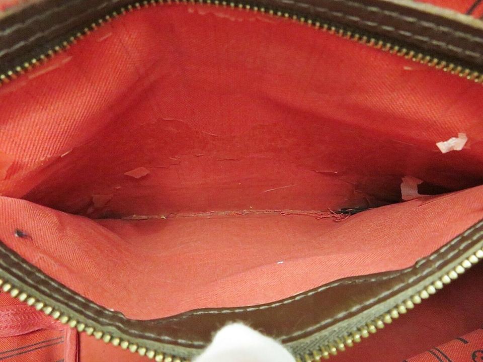 Louis Vuitton Neverfull Bag Mm Damier Ebene Brown Canvas Tote