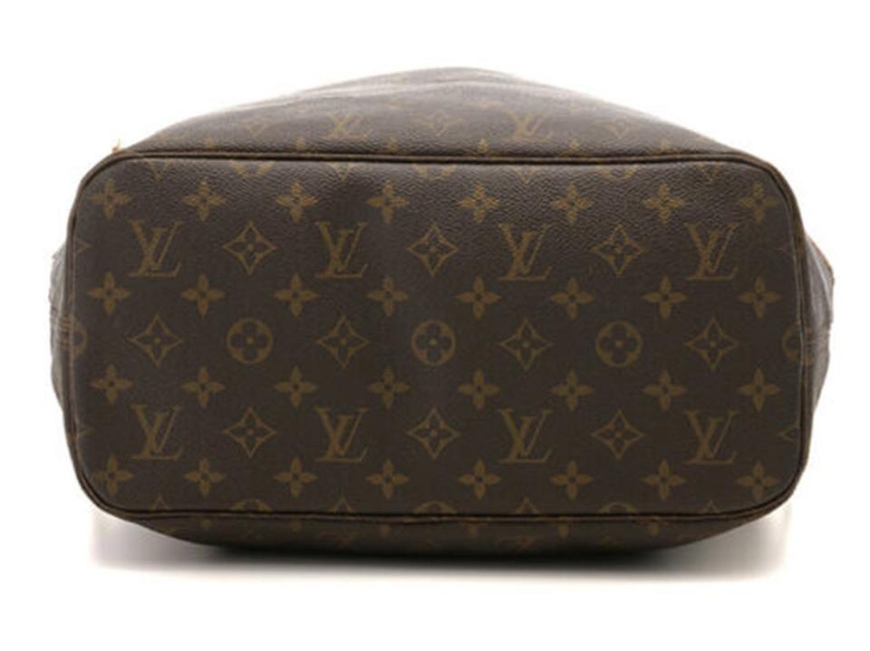 Louis Vuitton Neverfull Bag Mm M40156 Brown Monogram Canvas Tote
