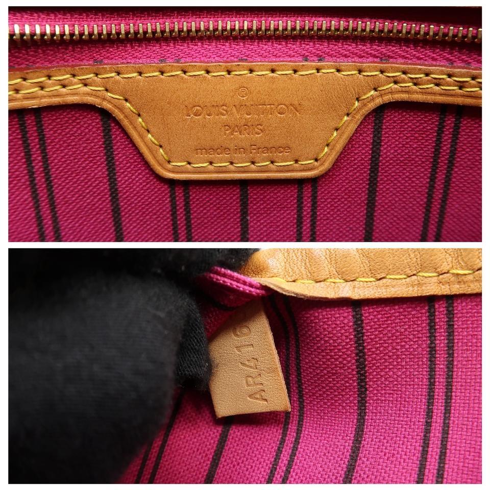 Louis Vuitton Neverfull Brown Monogram Canvas Tote