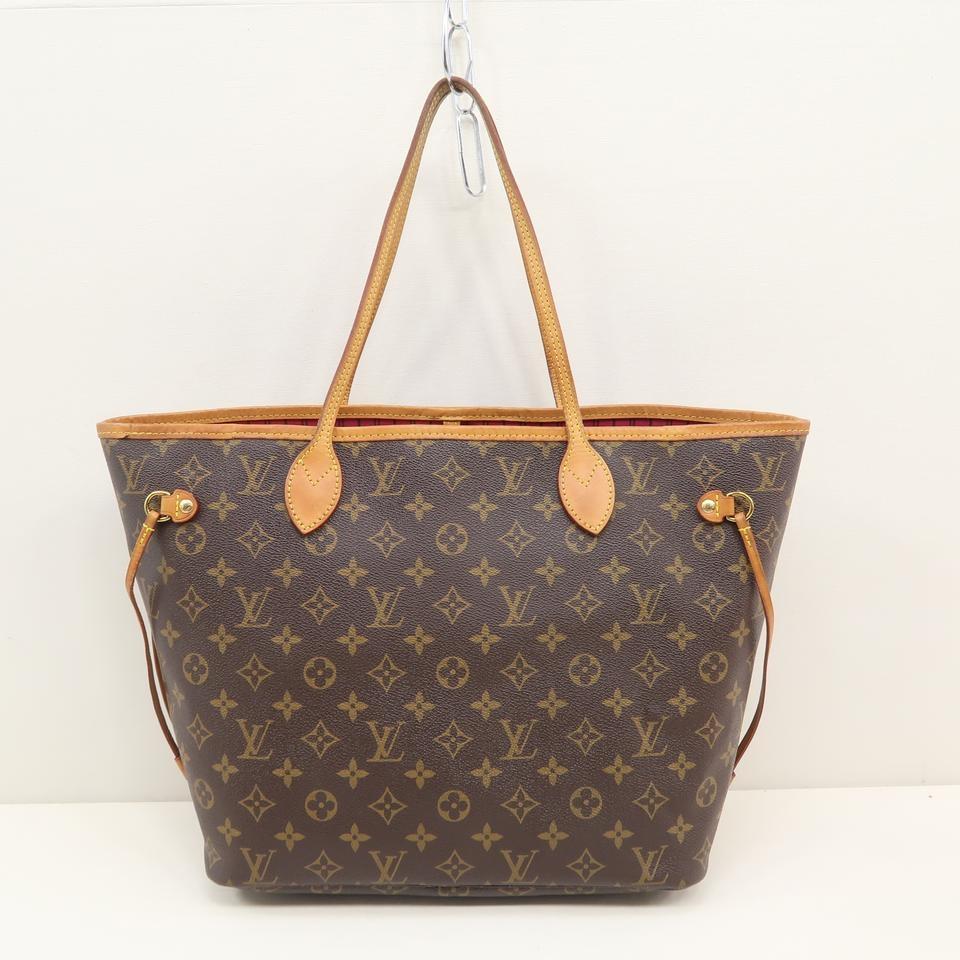 Louis Vuitton Neverfull Brown Monogram Canvas Tote