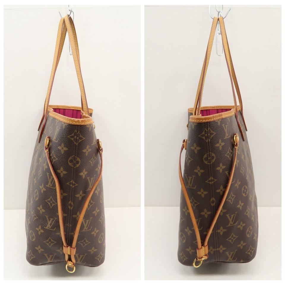 Louis Vuitton Neverfull Brown Monogram Canvas Tote
