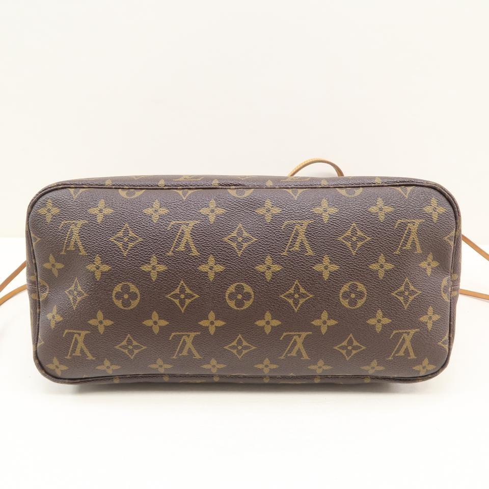 Louis Vuitton Neverfull Brown Monogram Canvas Tote