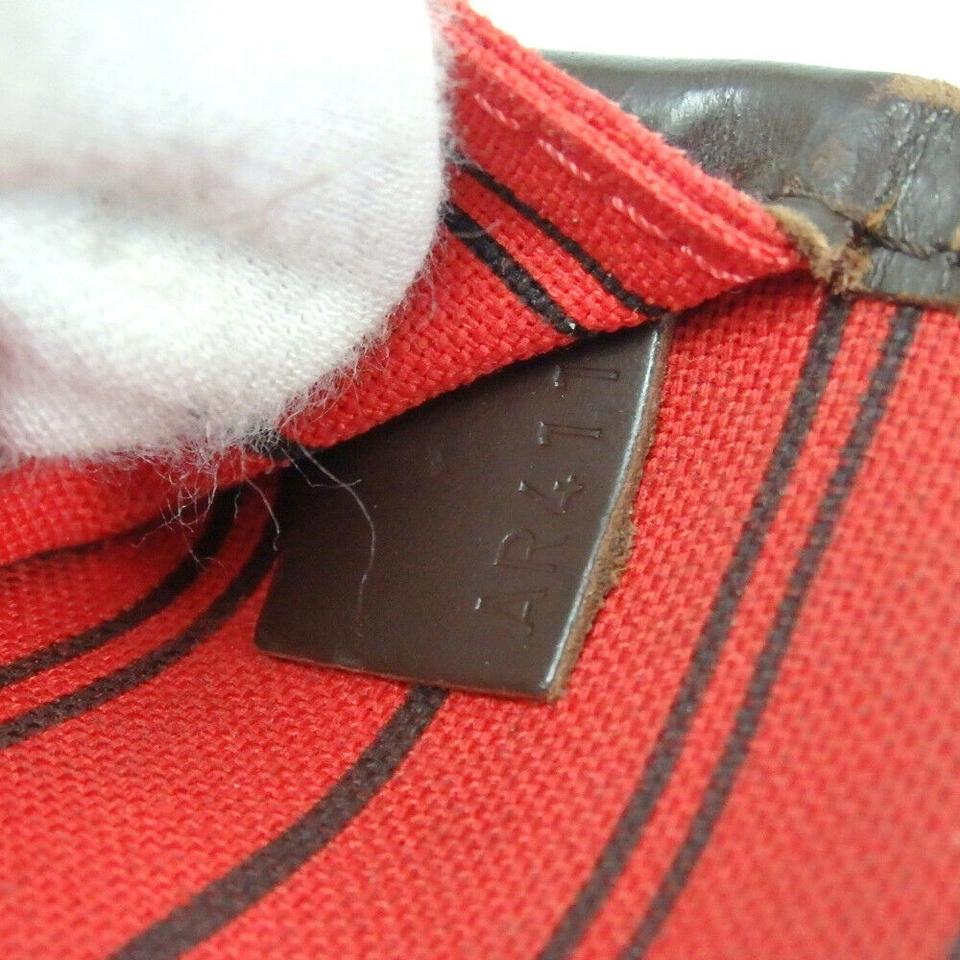 Louis Vuitton Neverfull Damier Ebene Brown Canvas Tote