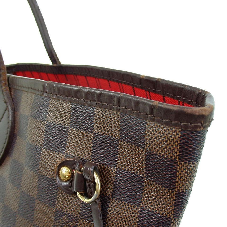 Louis Vuitton Neverfull Damier Ebene Brown Canvas Tote
