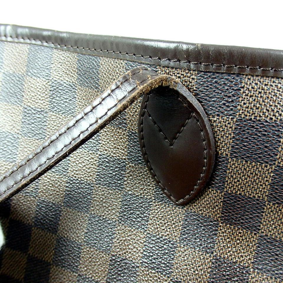 Louis Vuitton Neverfull Damier Ebene Brown Canvas Tote