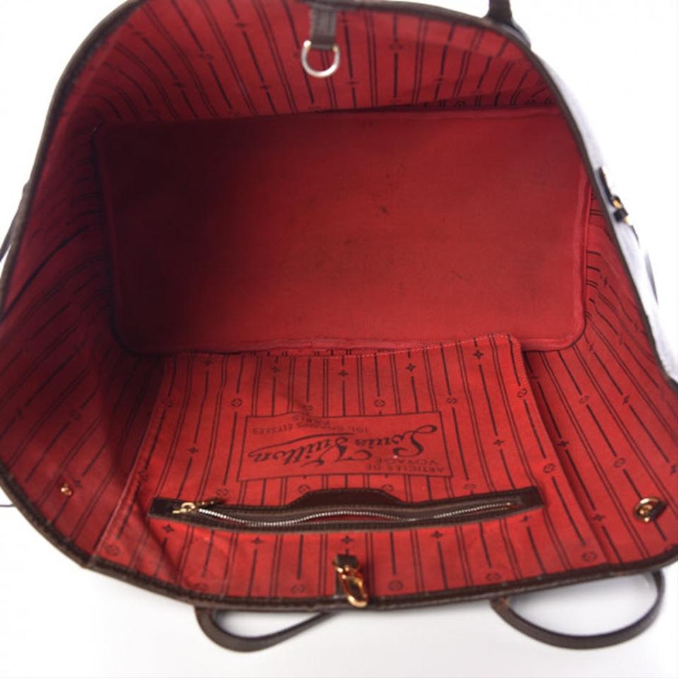 Louis Vuitton Neverfull Damier Ebene Gm Brown Canvas Tote