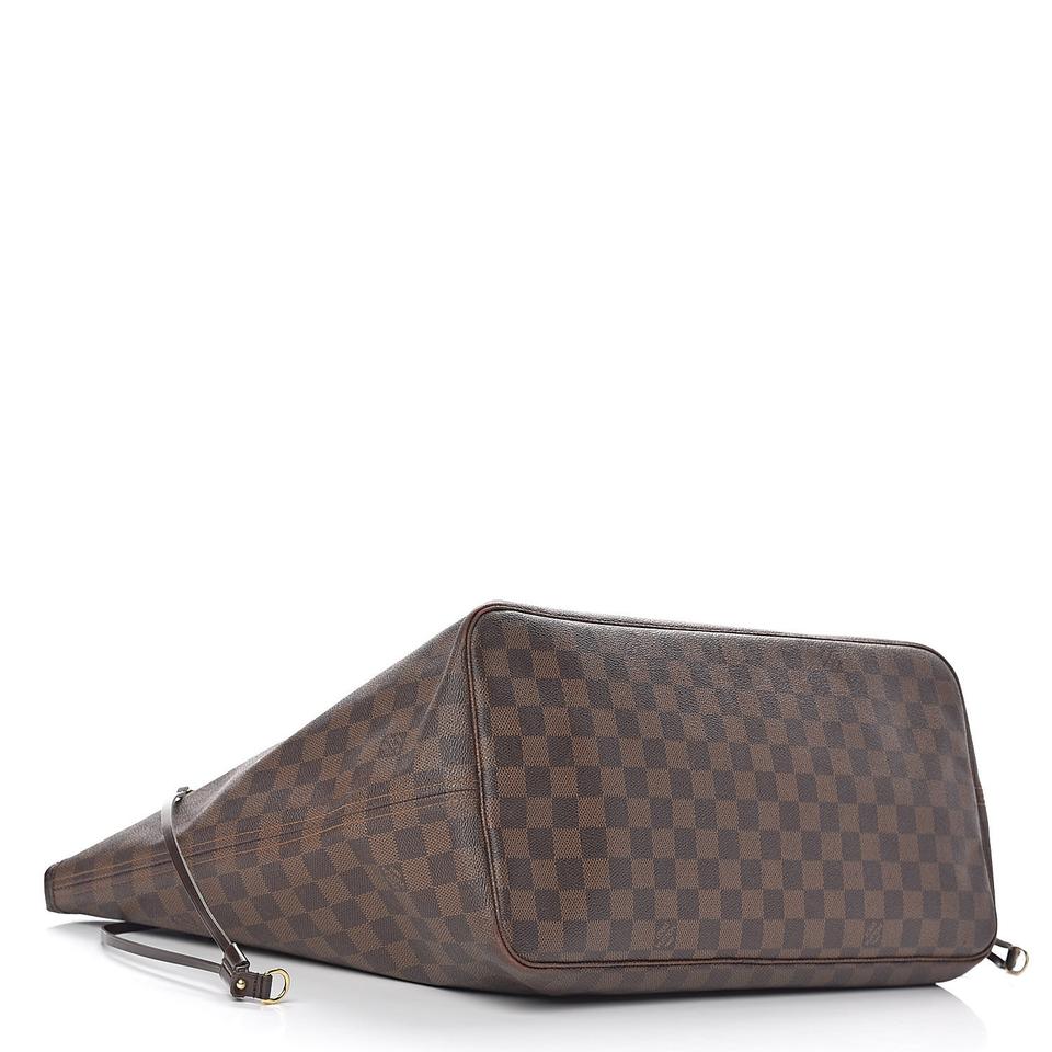 Louis Vuitton Neverfull Damier Ebene Gm Brown Canvas Tote