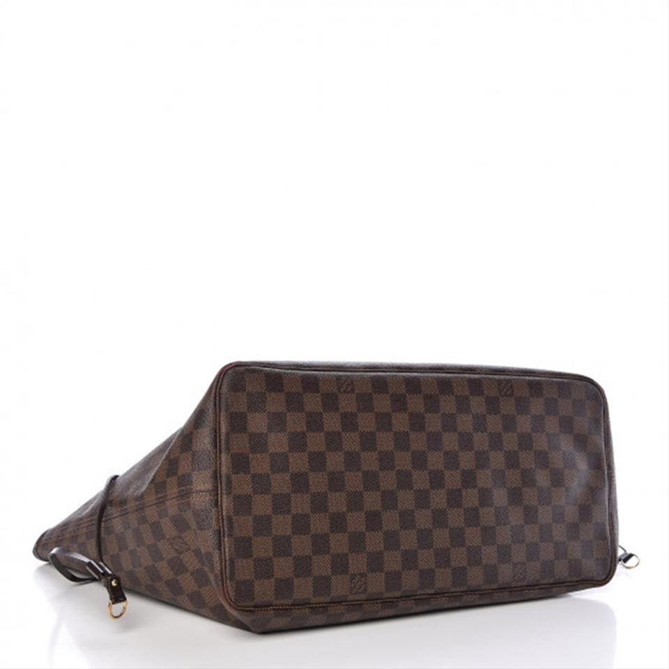 Louis Vuitton Neverfull Damier Ebene Gm Brown Canvas Tote
