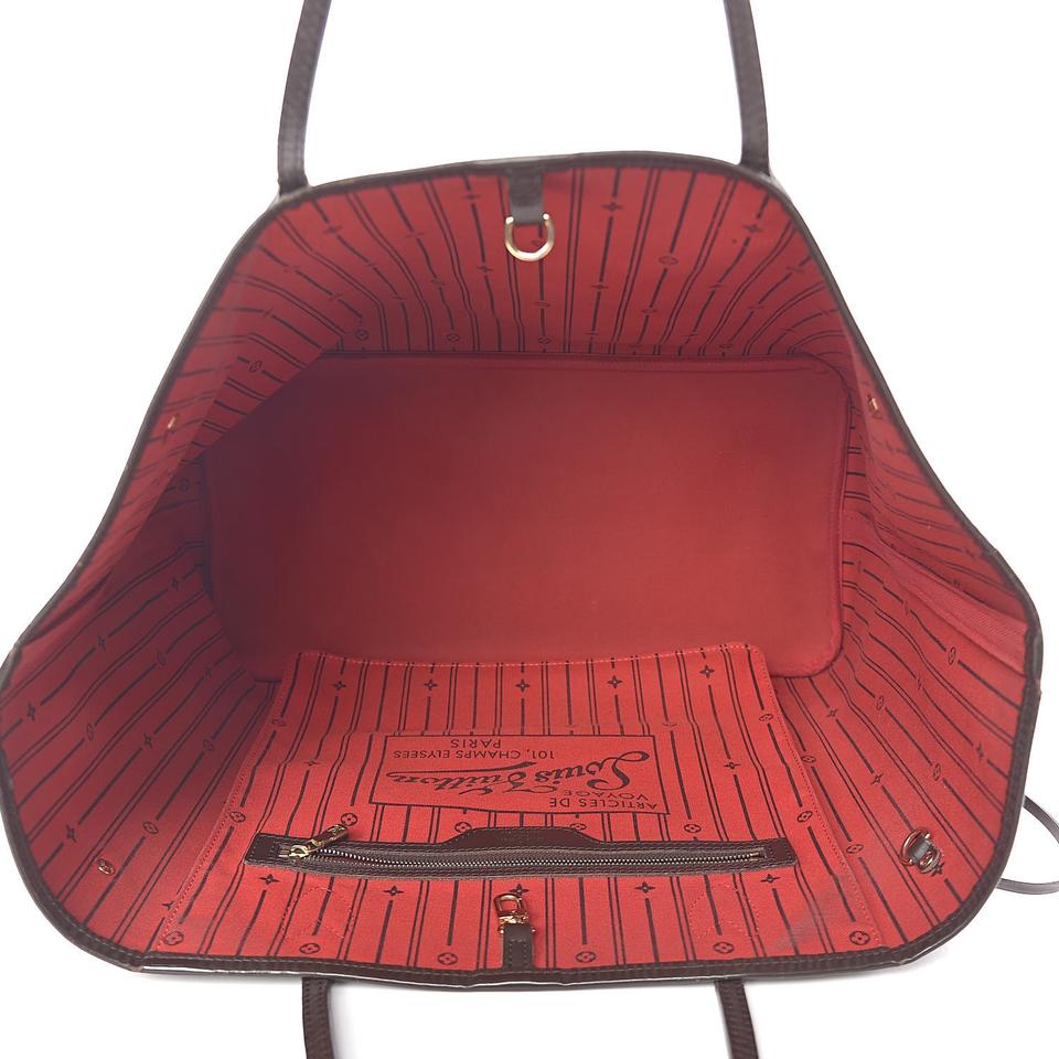 Louis Vuitton Neverfull Damier Ebene Gm Brown Canvas Tote