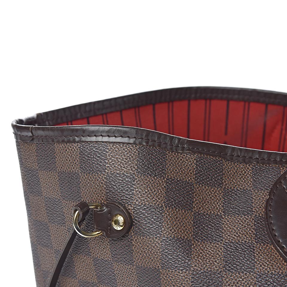 Louis Vuitton Neverfull Damier Ebene Gm Brown Canvas Tote